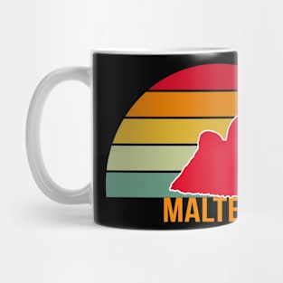 Maltese Vintage Silhouette Mug